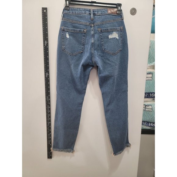 Hollister Curvey High-Rise Mom Jean, VintageStretch. OS 24Wx25L Great Condition. - Picture 9 of 14